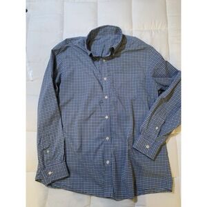 Brooks Brothers Shirt Mens Large Plaid Non Iron Stretch Dress Shirt